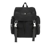 PORRASSO Casual Rucksack Wasserdichter Wanderrucksack Schulrucksack Damen Herren Rucksäcke Teenager Schultasche Leichtgewicht Backpack für Reisen Täglicher Gebrauch Schwarz