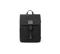 PORRASSO Damen Laptop Rucksack Daypack Reiserucksack für 15.6 Inch Laptop Rucksäcke mit Gepäckband Wasserdichte Schultasche Schwarz A