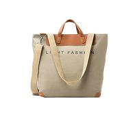 PORRASSO Damen Schultertasche Casual Canvas Tasche Handtasche Multifunktional Groß Umhängetasche Hobotasche für Alltag Reise Schule Ausflug Einkauf Khaki A