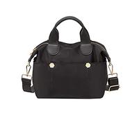 PORRASSO Damen Umhängetasche Mode Schultertasche Frauen Nylon Handtasche Multifunctional Reisen Schule Arbeit Täglicher Gebrauch Crossbody Bag Schwarz