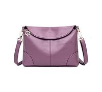 PORRASSO Damen Umhängetasche Mode Schultertasche Henkeltasche Wasserdicht Handtasche für Dating Arbeit Reisen Täglichen Gebrauch Lila