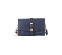 PORRASSO Elegant Geldbörse Umhängetasche Handy Damen Portemonnaie PU Geldbeutel Schultertasche für Party Hochzeit Reisen Marineblau