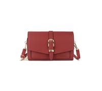 PORRASSO Elegant Geldbörse Umhängetasche Handy Damen Portemonnaie PU Geldbeutel Schultertasche für Party Hochzeit Reisen Weinrot