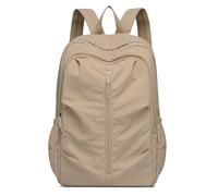 PORRASSO Faltbarer Rucksack Reiserucksack Casual Rucksack Leichter Wasserdichter Daypack Hiking Backpack für Damen Herren Trekking Reisen Sport Täglicher Gebrauch Khaki