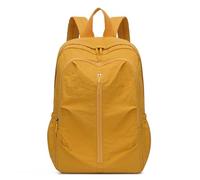 PORRASSO Faltbarer Rucksack Reiserucksack Casual Rucksack Leichter Wasserdichter Daypack Hiking Backpack für Damen Herren Trekking Reisen Sport Täglicher Gebrauch Gelb