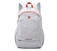 PORRASSO Faltbarer Rucksack Wanderrucksack 25L Reiserucksack Leichter Wasserdichter Daypack Hiking Backpack für Damen Herren Trekking Reisen Sport Täglicher Gebrauch Hellgrau