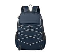 PORRASSO Faltbarer Rucksack Wanderrucksack Großer Reiserucksack Wasserdichter Daypack Damen Herren Hiking Backpack für Camping Klettern Reisen Sport Dunkelblau