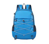 PORRASSO Faltbarer Rucksack Wanderrucksack Großer Reiserucksack Wasserdichter Daypack Damen Herren Hiking Backpack für Camping Klettern Reisen Sport Hellblau