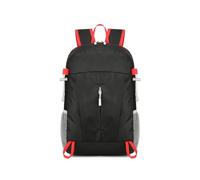 PORRASSO Faltbarer Rucksack Wanderrucksack Reiserucksack Wasserdichter Daypack Damen Herren Hiking Backpack für Camping Klettern Reisen Sport Schwarz