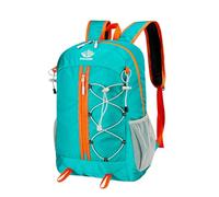 PORRASSO Faltbarer Rucksack Wanderrucksack Reiserucksack Wasserdichter Daypack mit Reflexionsdesign Leichter Hiking Backpack für Damen Herren Camping Klettern Reisen Sport Grün A