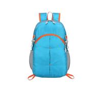 PORRASSO Faltbarer Rucksack Wasserdichter Reiserucksack Wanderrucksack Daypack Damen Herren Hiking Backpack für Camping Klettern Reisen Täglicher Gebrauch Hellblau