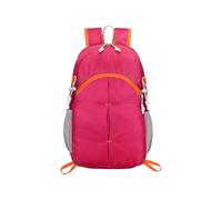 PORRASSO Faltbarer Rucksack Wasserdichter Reiserucksack Wanderrucksack Daypack Damen Herren Hiking Backpack für Camping Klettern Reisen Täglicher Gebrauch Rosenrot
