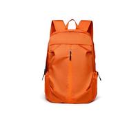 PORRASSO Faltbarer Wanderrucksack Wasserdichter Leichter Rucksack 18L Großer Reiserucksack Trekkingrucksack Backpack für Damen Herren Camping Klettern Reisen Sport Orange