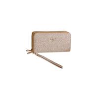 PORRASSO Geldbörse Geldbeutel Damen PU Kreditkartenetui Frauen Lange Clutch Brieftasche Portemonnaie mit 8 Kartenfächern Khaki