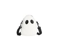 PORRASSO Ghost Umhängetasche Damen Schultertasche Paare Crossbody Bag Messenger-Tasche für Halloween Reisen Täglichen Gebrauch Weiß