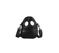 PORRASSO Ghost Umhängetasche Damen Schultertasche Paare Crossbody Bag Messenger-Tasche für Halloween Reisen Täglichen Gebrauch Schwarz