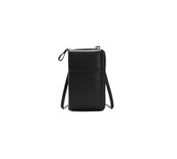 PORRASSO Handy Umhängetasche Damen Geldbeutel Handytasche Schultertasche Crossbody Bag Schultertasche Schwarz