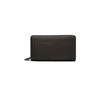 PORRASSO Herren Geldbörse Leder Clutch Tasche Kreditkartenetui Brieftasche Handytasche Portemonnaie mit 8 Kartenfächern Kaffee C