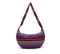 PORRASSO Hippie Umhängetasche Damen Schulterbeutel Leicht Schultertasche Tote für Reise Strandschule Wandern Ferien