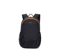 PORRASSO Leichter Rucksack Casual Schultasche Daypack Rucksäcke Groß Nylon Schulrucksack für Frauen Herren Geschäft Schule Reise Täglicher Gebrauch Schwarz