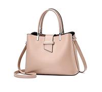 PORRASSO Mode Handtasche Damen Henkeltasche Schultertasche Frauen Umhängetasche PU Leder Beuteltasche Top Griff Taschen Khaki