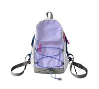 PORRASSO Mode Rucksack Schulrucksack Damen Rucksäcke Teenager Schultasche Leichtgewicht Nylon Backpack für Reisen Täglicher Gebrauch Lila