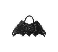 PORRASSO Mode Umhängetasche Damen Schultertasche Gothic Handtasche Fledermaus Flügel Crossbody Bag Messenger-Tasche für Halloween Reisen Täglichen Gebrauch Schwarz
