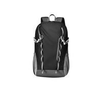 PORRASSO Outdoor Wanderrucksack 30L Großer Kapazitäts Rucksack Wasserdichter Camping Tagesrucksack mit Atmungsaktivem Rückenteil für Wandern Reisen Täglicher Gebrauch Schwarz