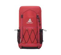 PORRASSO Outdoor Wanderrucksack 40L Wasserdichter Camping Tagesrucksack Großer Rucksack Oxford-Gewebe Rucksack für Frauen Herren Reisen Trekking Klettern Rot