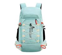 PORRASSO Outdoor Wanderrucksack 40L Wasserdichter Tagesrucksack Großer Camping Rucksack Leichter Nylon Rucksack für Frauen Herren Reisen Trekking Klettern Milchgrün