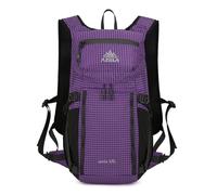 PORRASSO Radfahren Rucksack Wasserdichter Daypack Outdoor Wanderrucksack Tagesrucksack Atmungsaktiver Bequemer Rucksack für Damen Herren Wandern Laufen Lila