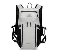 PORRASSO Radfahren Rucksack Wasserdichter Daypack Outdoor Wanderrucksack Tagesrucksack Atmungsaktiver Bequemer Rucksack für Damen Herren Wandern Laufen Hellgrau