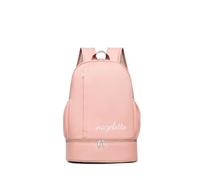 PORRASSO Reise Rucksack Wasserdichter Tagesrucksack Gym Tasche mit Eigenem Schuhfach Reiserucksack Backpack für Damen Herren Schwimmen Fitness Rosa A