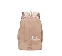 PORRASSO Reise Rucksack Wasserdichter Tagesrucksack Gym Tasche mit Eigenem Schuhfach Reiserucksack Backpack für Damen Herren Schwimmen Fitness Khaki