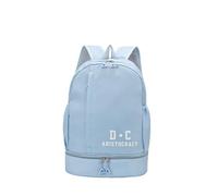 PORRASSO Reise Rucksack Wasserdichter Tagesrucksack Gym Tasche mit Eigenem Schuhfach Reiserucksack Backpack für Damen Herren Schwimmen Fitness Blau B