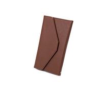 PORRASSO Reisepasshülle Reisezubehör mit RFID-Blocker Schutzhülle Tasche für Kreditkarten Kunstleder Reisepass Hülle Herren Damen Travel Passport Wallet Kaffee