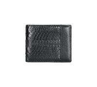 PORRASSO RFID-Schutz Geldbörse Herren Vintage Rindsleder Brieftasche Große Kapazität Klappbörse Geldbeutel mit Vielen Kartenfächern und Münzfach