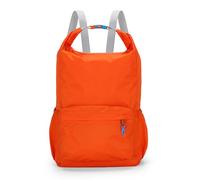 PORRASSO Rolltop Rucksack Damen Schultasche Daypack 19 L Leichtgewicht Rucksäcke Groß Nylon Schulrucksack Wanderrucksack für Arbeit Reise Täglicher Gebrauch Orange