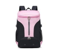 PORRASSO Rucksack 36L Sportrucksack Mehrzweck Gym Bag mit Bodenfach Wasserdicht Oxford Tuch Reise Businessrucksack für Herren Damen Rosa