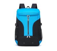 PORRASSO Rucksack 36L Sportrucksack Mehrzweck Gym Bag mit Bodenfach Wasserdicht Oxford Tuch Reise Businessrucksack für Herren Damen Blau