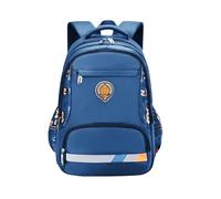 PORRASSO Schulrucksack Jungen Rucksack Schüler Daypack Ergonomischen Kinder Rucksäcke Reflektierender Schulranzen Nylon Wasserdicht Schultasche Blau