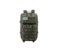 PORRASSO Taktischer Outdoor Rucksack 45L Militärucksack Molle Wasserfester Reiserucksack Fluchtrucksack 3 Tage Bug Out Go Tasche für Wandern Camping Reisen Jungletarnmuster B