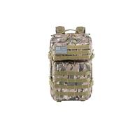 PORRASSO Taktischer Outdoor Rucksack 45L Militärucksack Molle Wasserfester Reiserucksack Fluchtrucksack 3 Tage Bug Out Go Tasche für Wandern Camping Reisen Multicam