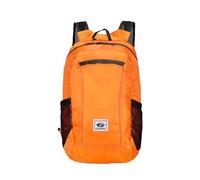 PORRASSO Ultraleichter Rucksack Faltbarer Wanderrucksack Wasserdichter Reiserucksack Backpack für Damen Herren Camping Trekking Radfahren Reisen Sport Orange