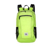 PORRASSO Ultraleichter Rucksack Faltbarer Wanderrucksack Wasserdichter Reiserucksack Backpack für Damen Herren Camping Trekking Radfahren Reisen Sport Grün