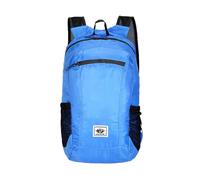PORRASSO Ultraleichter Rucksack Faltbarer Wanderrucksack Wasserdichter Reiserucksack Backpack für Damen Herren Camping Trekking Radfahren Reisen Sport Königsblau