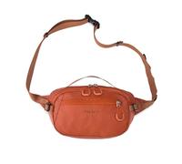 PORRASSO Umhängetasche Wasserfest Damen Brusttasche Leichte Schultertasche mit Sicherer Rückentasche Bauchtasche für Reisen Wandern Einkaufen Alltag Karamellfarbe