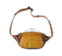 PORRASSO Umhängetasche Wasserfest Damen Brusttasche Leichte Schultertasche mit Sicherer Rückentasche Bauchtasche für Reisen Wandern Einkaufen Alltag Gelb
