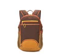 PORRASSO Wanderrucksack 20 L Rucksack Wasserdichter Reiserucksack Leichter Hiking Backpack Nylon Tagesrucksack für Damen Herren Trekking Klettern Reisen Sport Braun