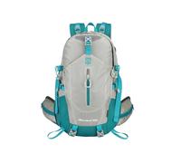 PORRASSO Wanderrucksack 30L Wasserdichter Rucksack Großer Reiserucksack Camping Trekkingrucksack Atmungsaktiv Nylon Backpack für Damen Herren Reisen Sport Graublau
